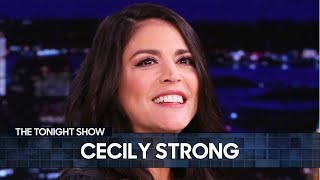 Cecily Strong Can't Stop Outdoing Her SNL Impression of Jeanine Pirro | The Tonight Show