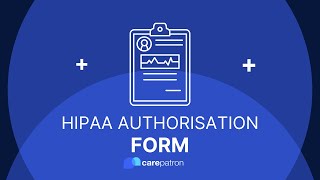 HIPAA Authorisation Form