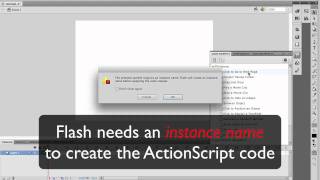 Adobe Flash - Adding a hyperlink to a button