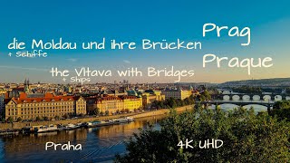 die Moldau und ihre Brücken, Prag | the Vltava with her Bridges, Praque | 4K UHD | Czech, Tschechien