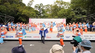 四国銀行 📍原宿表参道元氣祭スーパーよさこい (神宮会館ステージ) 2023-08-26T11:24