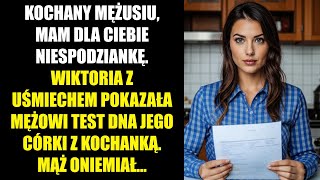 „Kochany mężusiu, mam dla ciebie niespodziankę” – Wiktoria z uśmiechem pokazała mężowi test DNA...