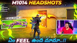 M1014 KING of Telugu Community Is Backkkkk..!! 😎 - Free Fire Telugu - MBG ARMY