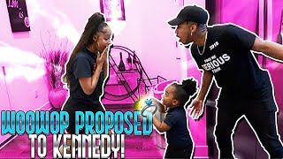 WOOWOP PROPOSED TO KENNEDY IN FRONT OF DDG