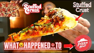 🍕🧀 Pizza Hut Original Stuffed Crust Review - What Happened to Pizza Hut?! 🤷😢