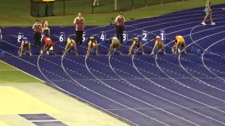 Ht4. 100m Open Men, QLD Athletics Championships, QSAC, Brisbane 6/03/2020