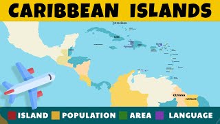 Learn the Countries and Islands of the Caribbean #learncountries #caribbeanisland #qtpkids