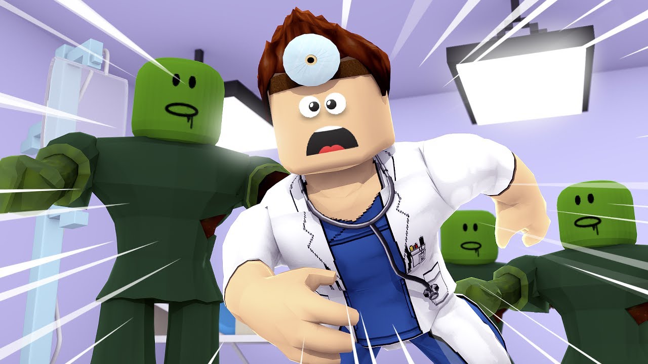 Roblox - ESCAPE DO HOSPITAL INFECTADO !! - YouTube