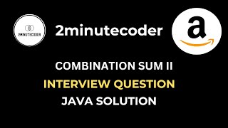 Leetcode 40 - Combination Sum II - Java Solution
