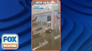 Auckland, New Zealand Airport Floods
