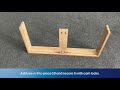 koge small hutch desk assembly instructions