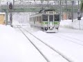 hakodate line trains　手稲で