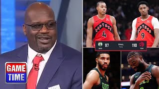 NBA GameTime reacts to Toronto Raptors take down Boston Celtics 110-97 to win back-to-back games