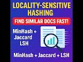 LSH + MinHash + Jaccard Explained | Find Similar Documents FAST!