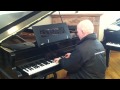 Shiney Black John Broadwood Grand Piano Demonstrated By Sherwood Phoenix