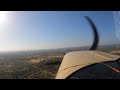 grass field takeoff in a 1946 stinson 108