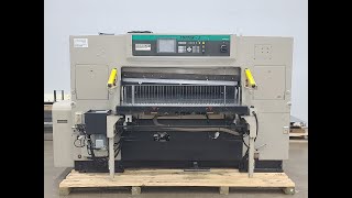 Itoh ERC-137DX 54″ Guillotine Paper Cutter w/ Robocut Computer, Air Table, and Safety Lights