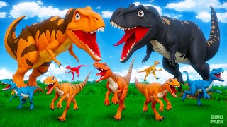 Ultimate Jurassic Battle! Giant T-Rex Takes on Evil Raptors to Save Dinosaurs! 🦖⚔️🔥