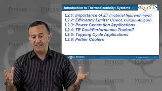 Introduction to Thermoelectricity L2.7: Systems - Summary