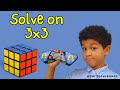 a solve on 3x3