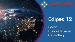 Eclipse 12 - Boost: Disable Number Formatting
