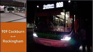 909 Train Replacement (Cockburn Central - Rockingham) for C-Series Testing