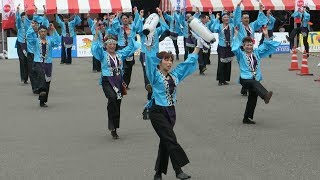 第65回よさこい祭り　JR四国踊子隊 高知駅前演舞場 本祭2日目 2018 8