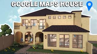 I USED GOOGLE MAPS TO BUILD A BLOXBURG HOUSE