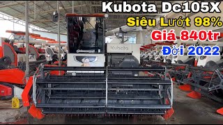 Siêu Lướt Máy gặt lúa KUBOTA DC105X Đời 2022  240 GIỜ - Bán Kubota Dc105 Giá 840Tr - KUBOTA DC105X