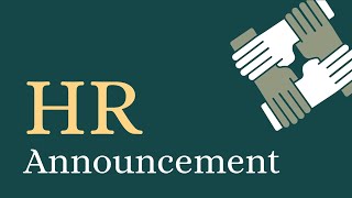 HR Announcement Video Template (Editable)