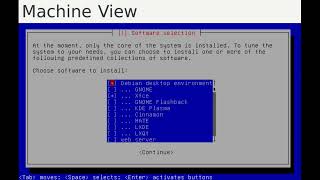 Debian GNU/Hurd installation process in Qemu.
