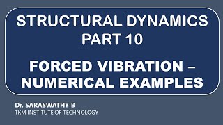 Numerical Examples | Forced Vibration