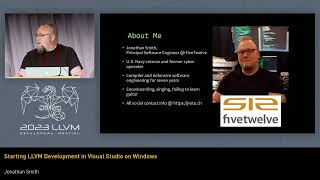 2023 LLVM Dev Mtg - Starting LLVM Development in Visual Studio on Windows