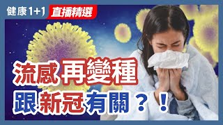 流感再變種   跟新冠有關？！ | 健康1+1 · 直播精選