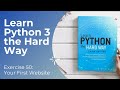 Learn Python 3 The Hard Way - Exercise 50: Your First Website