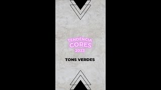 Tons Verdes | Tendência de Cores 2023