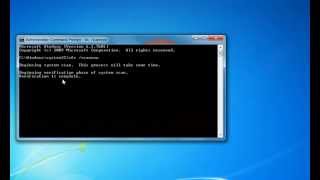 How to Run Sfc /scannow command in Windows 7