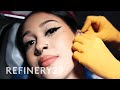 Getting My 20th Piercing, A Daith Piercing | Macro Beauty | Refinery29