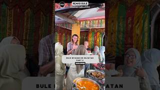 Bule Ukraine Nyasar Ke Hajatan Part 2 #reaksibule #viralvideo #shorts