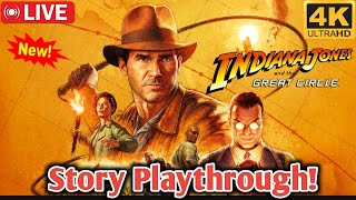 🔴 RAFCAVE GAMING LIVE! 🔴 Indiana Jones And the Great Circle - Playthrough 10 🔴 PC 🔴