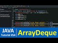 Java Tutorial #54 - Java ArrayDeque with Examples (Collections)
