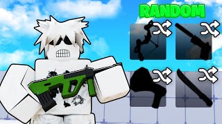 1 DEATH = Random loadout!! (Roblox Rivals)