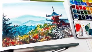 Surprise Friday Night Watercolor Live Stream! 8pm ET 7/5/19