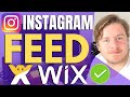 How to Add Instagram Feed to Wix Website 2021