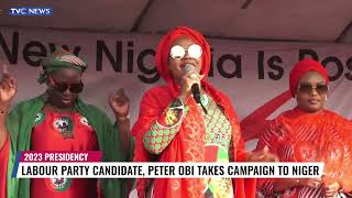 (WATCH) Labour Party Candidate, Peter Obi Takes Campaign To Niger
