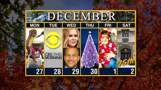 Calendar: Week of November 27