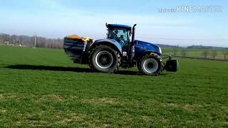 Jarní práškování s New Holland T7 315