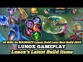 20 Kills + 2x MANIAC!! Lunox Gold Lane Best Build 2024 | Build Top Global Lunox Gameplay - MLBB