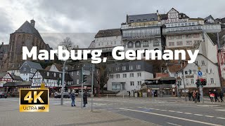 Walking in Marburg (Lahn) Germany, an old and very beautiful city.