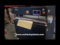 demonstrating the use of a thermal welding unit sealer